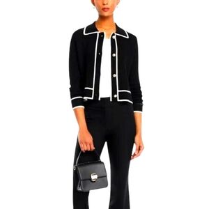 Women's Black Cardigan Sweater